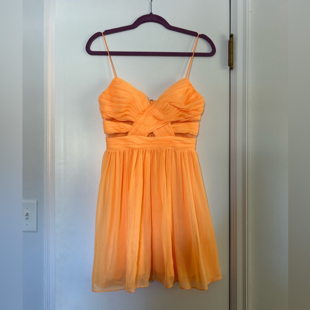 Orange short dress worn once!